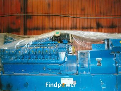 1.297 MWe DEUTZ TBG620V16K Unused Natural gas СHP genset [1591 kVA x1] 2004y 1500rpm 50Hz 10500V